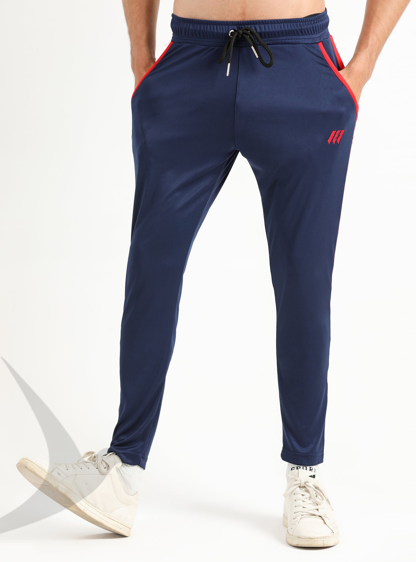 Navy with red & white side panel Trouser