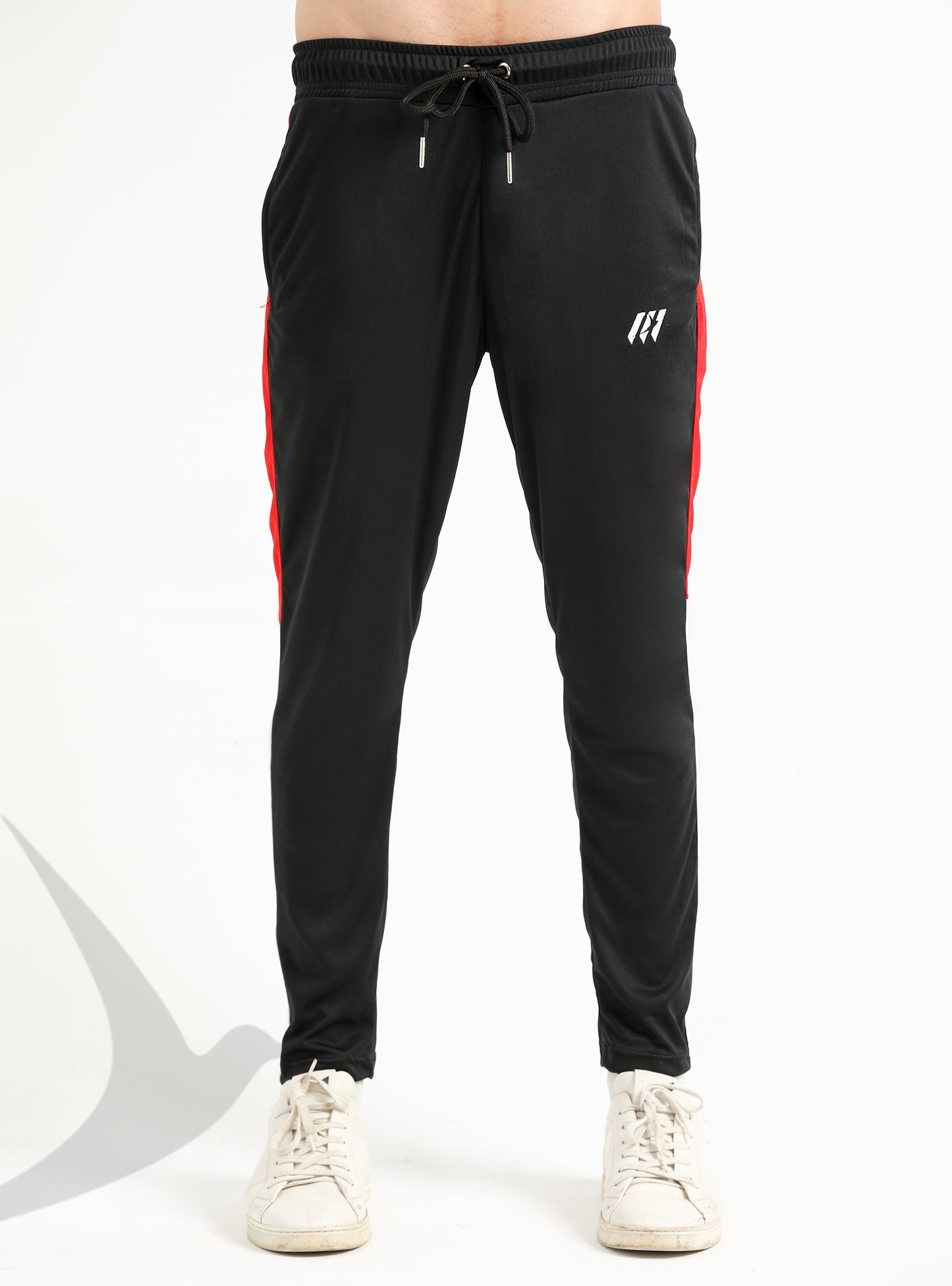 Black Trouser with red & white side panel