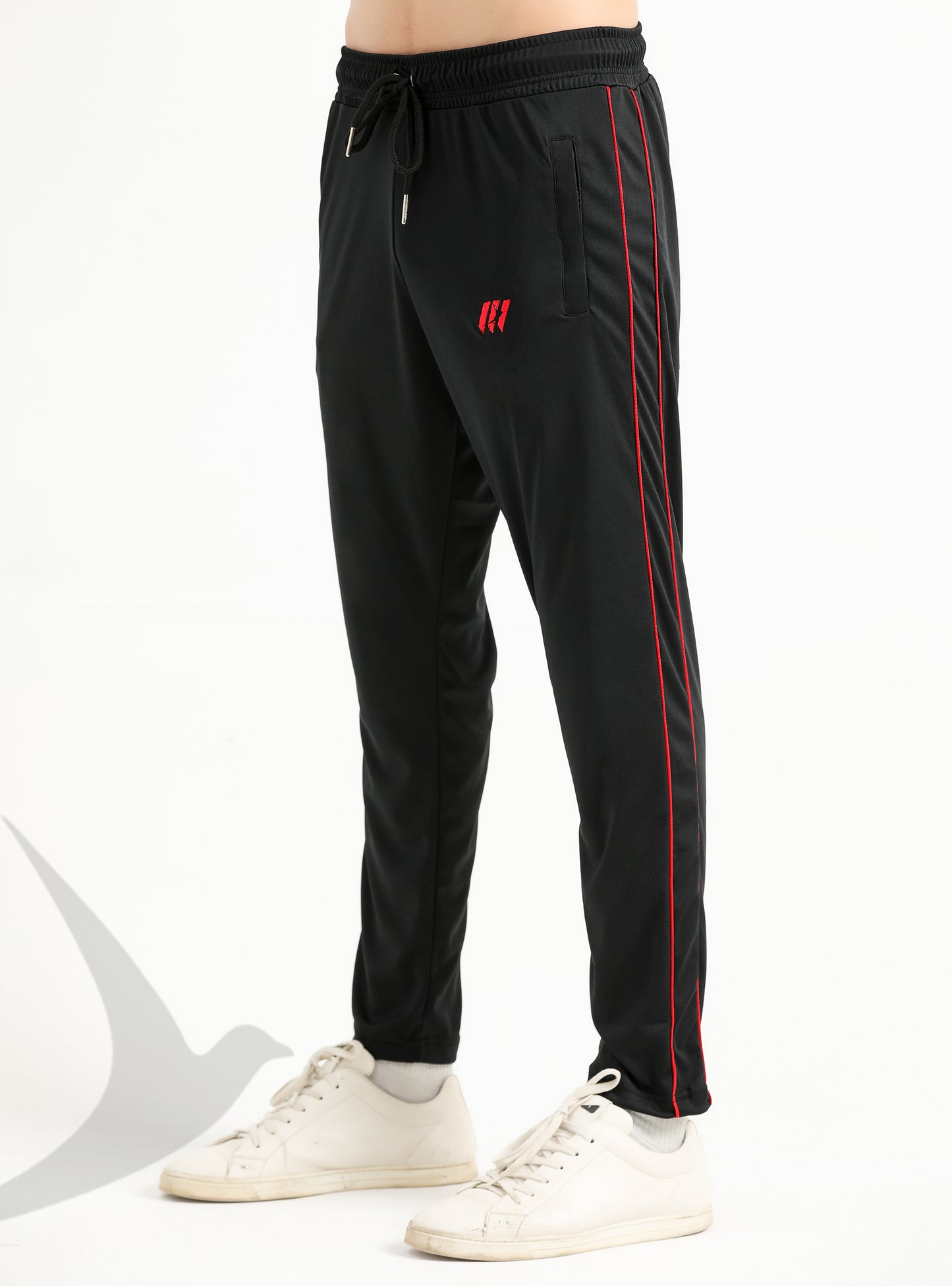 Red Striped Black Trouser