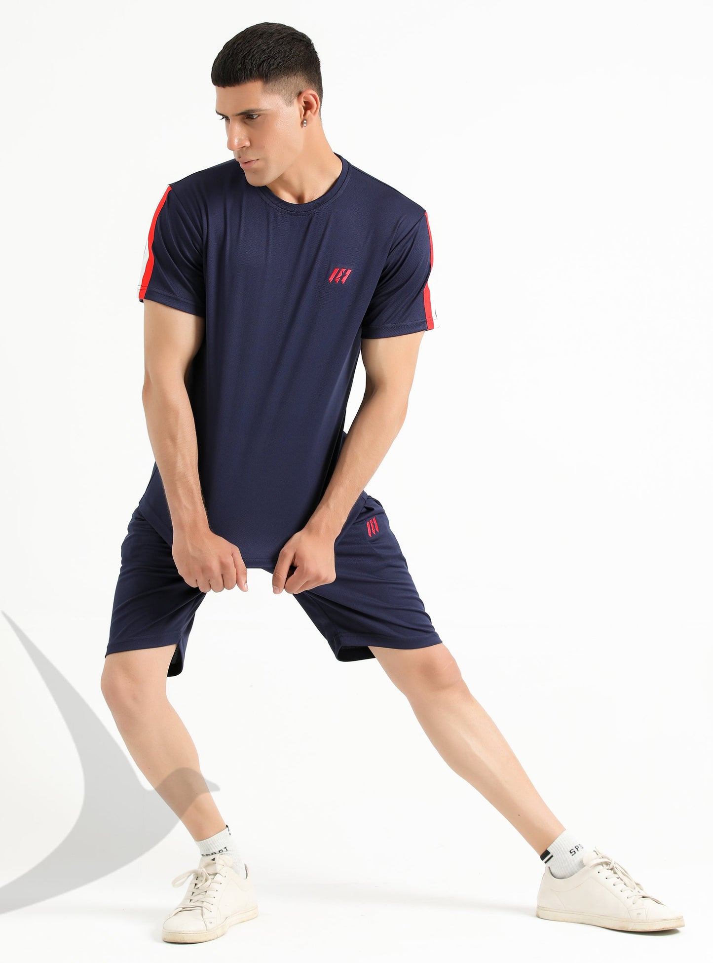 Short sleeve T-Set (Navy Stripe)