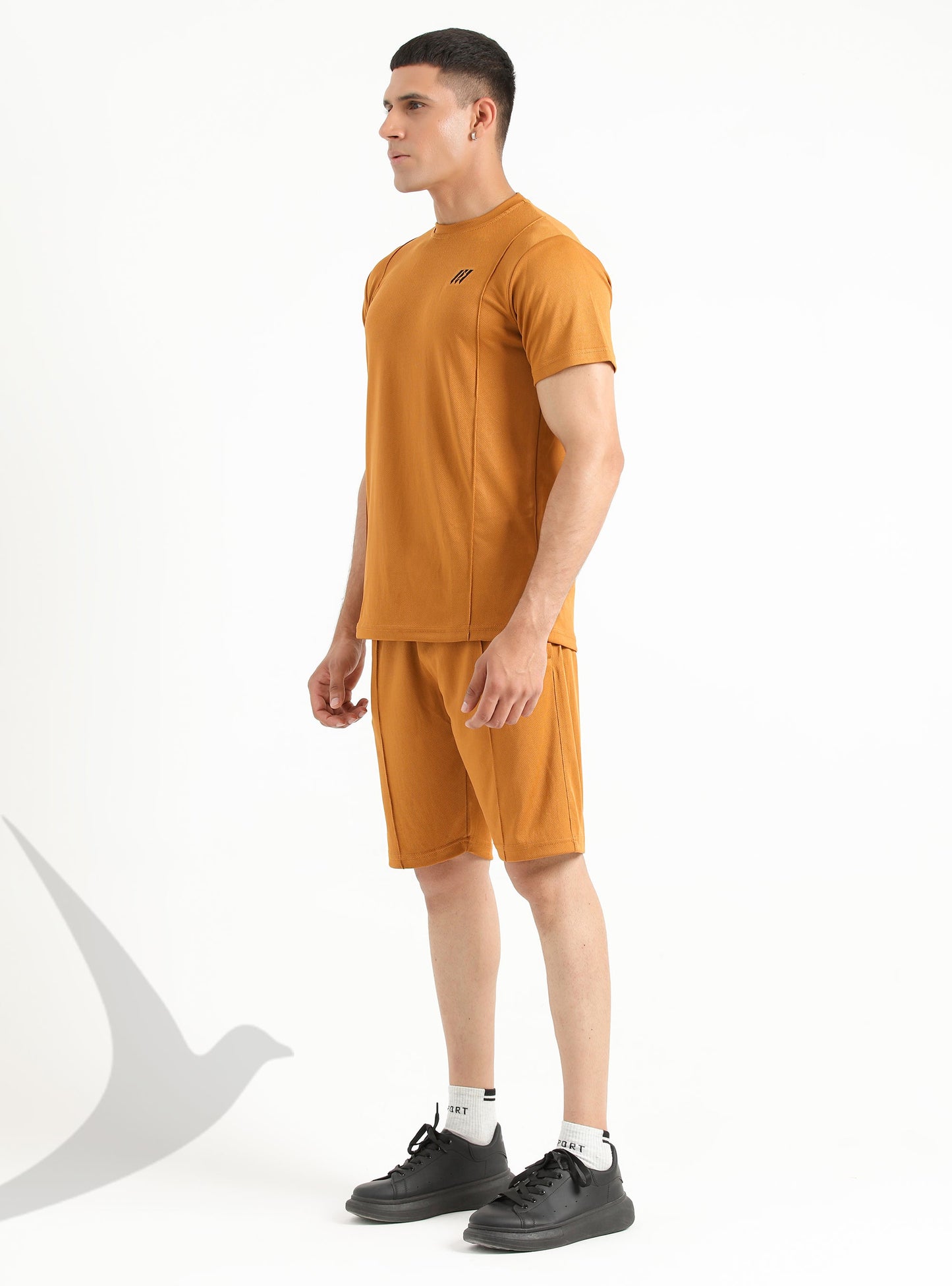 Short sleeve T-Set (Mustard)