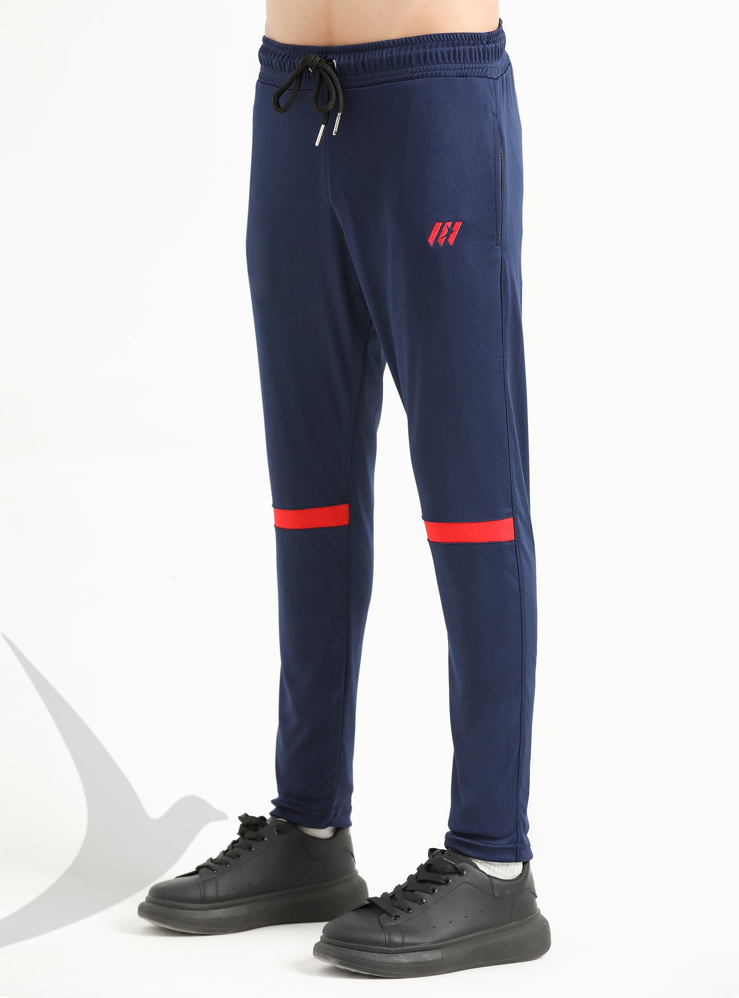 Navy - Red Stripe Trouser