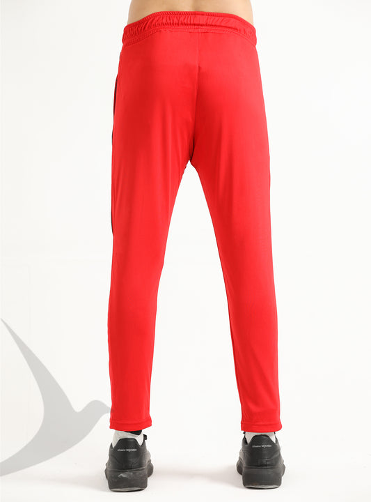 Red With Black Pannel Trouser