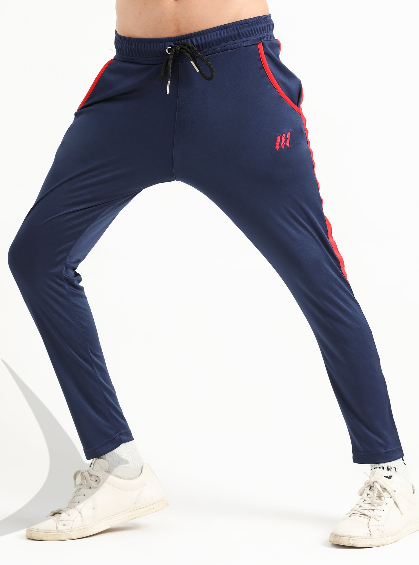 Navy with red & white side panel Trouser