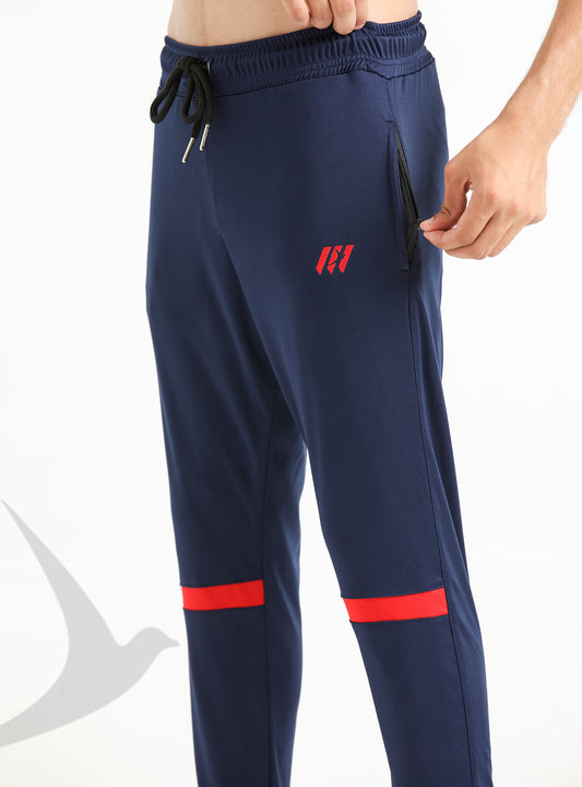 Navy - Red Stripe Trouser