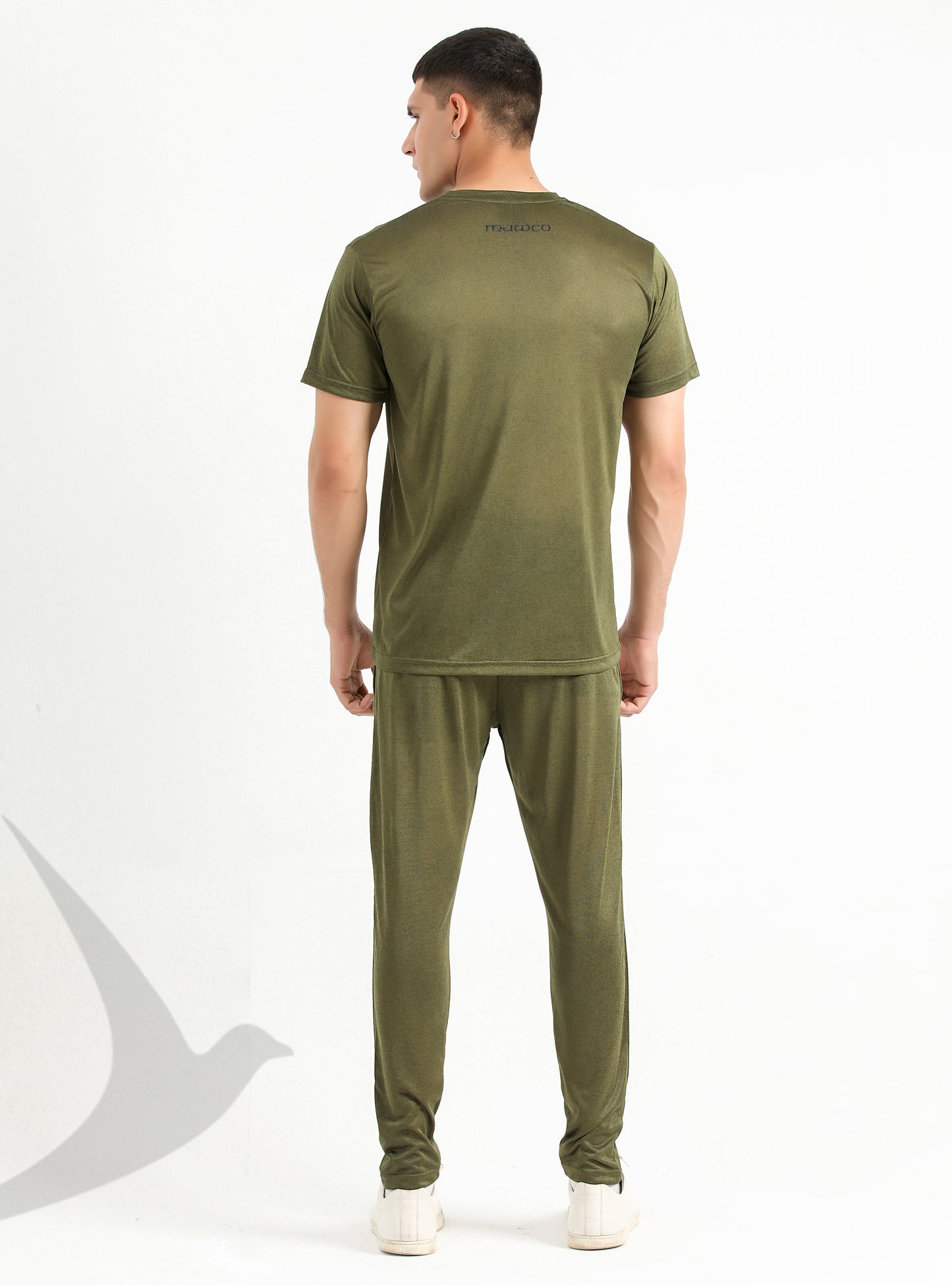 Olive Green Short Sleeve Comfy T-set