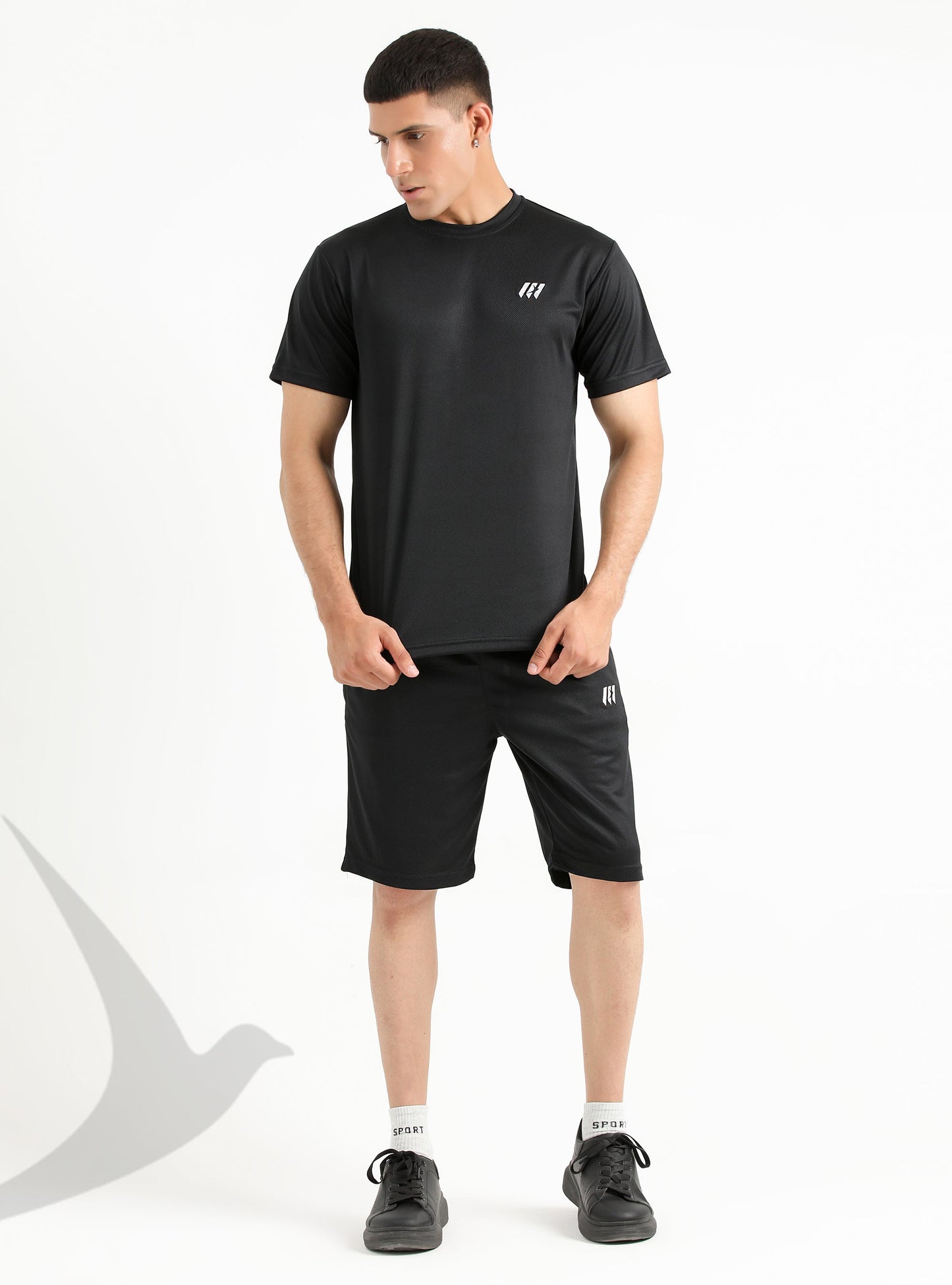 Short sleeve T-Set (Black)