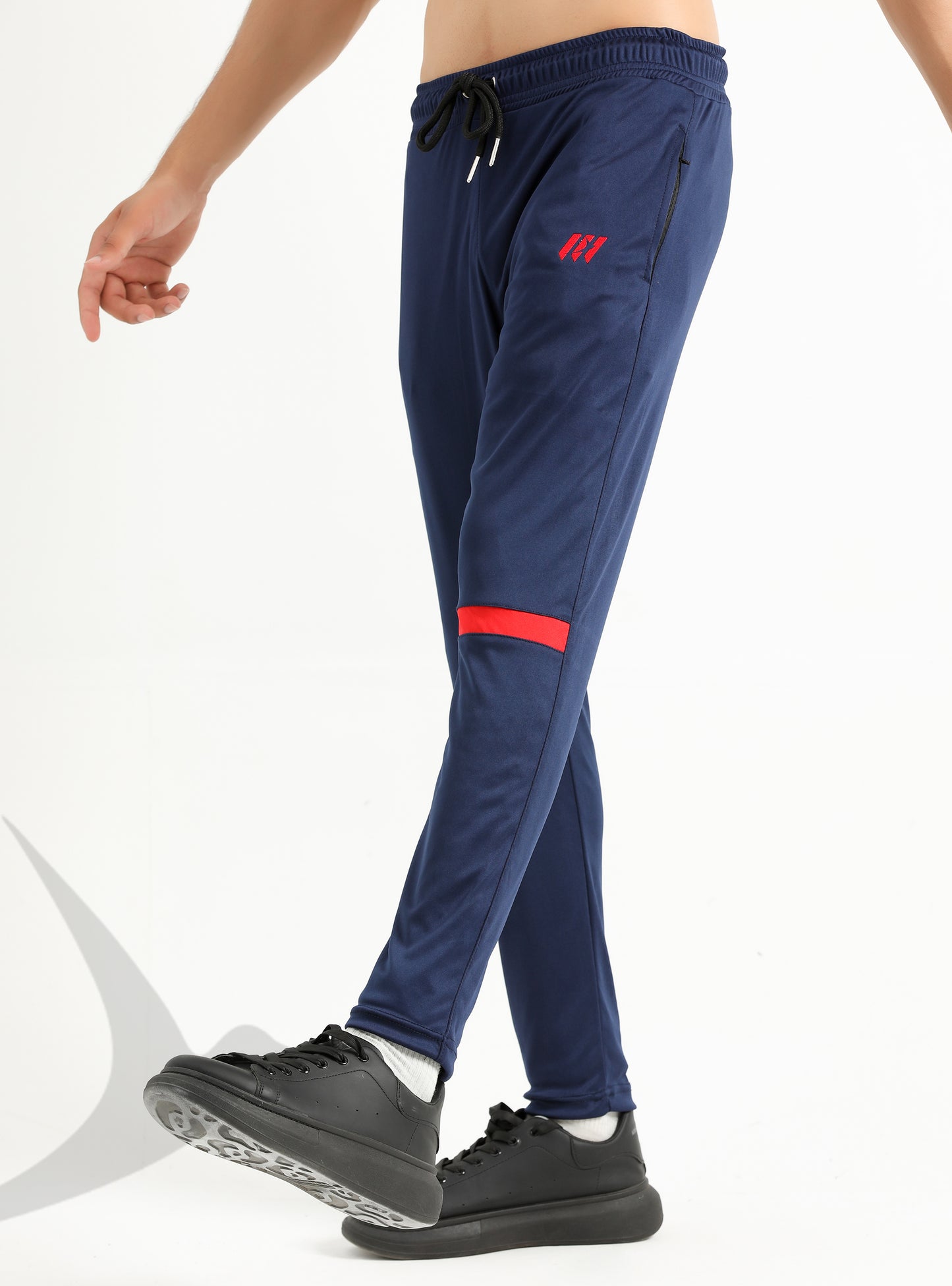 Navy - Red Stripe Trouser