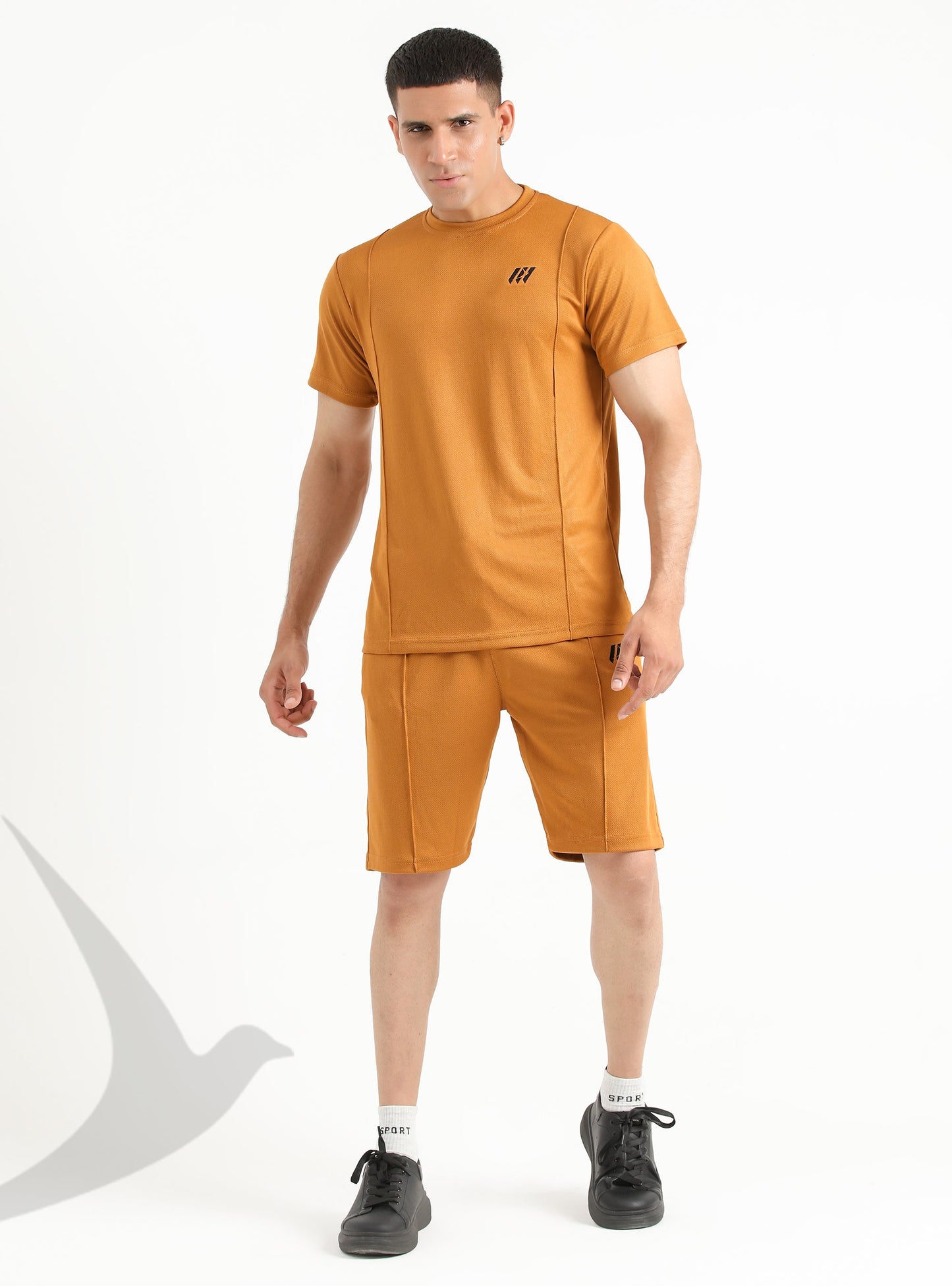 Short sleeve T-Set (Mustard)