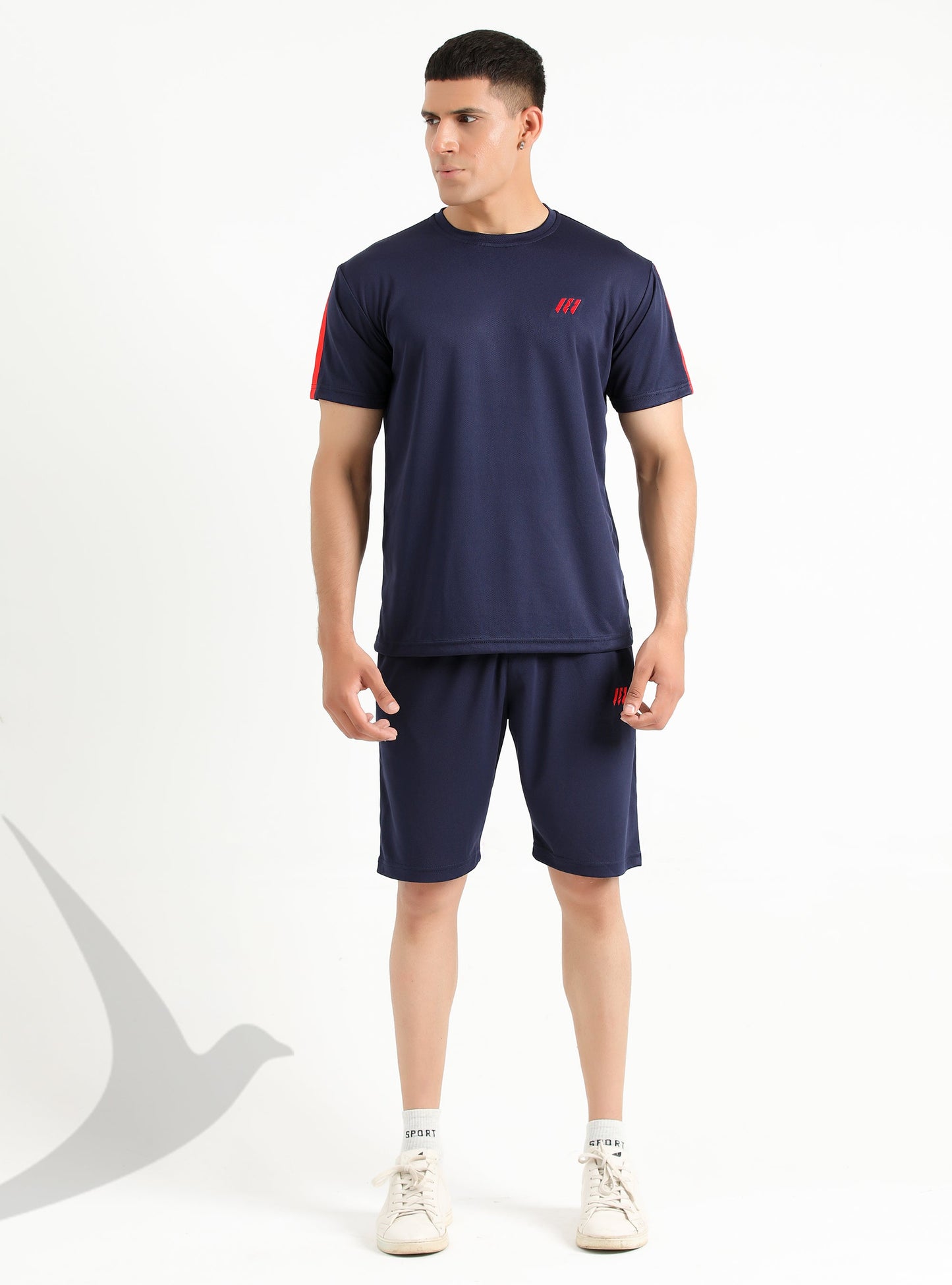 Short sleeve T-Set (Navy Stripe)